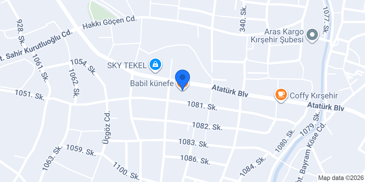 Babil künefe konumu