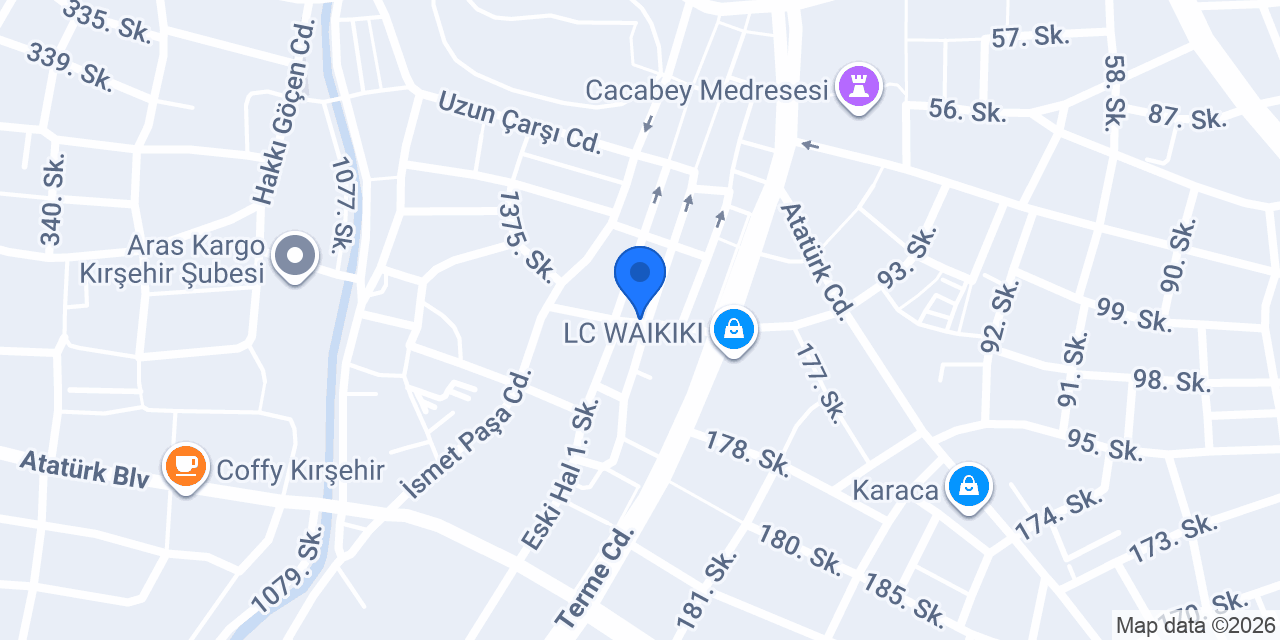 Seçer Et Market konumu