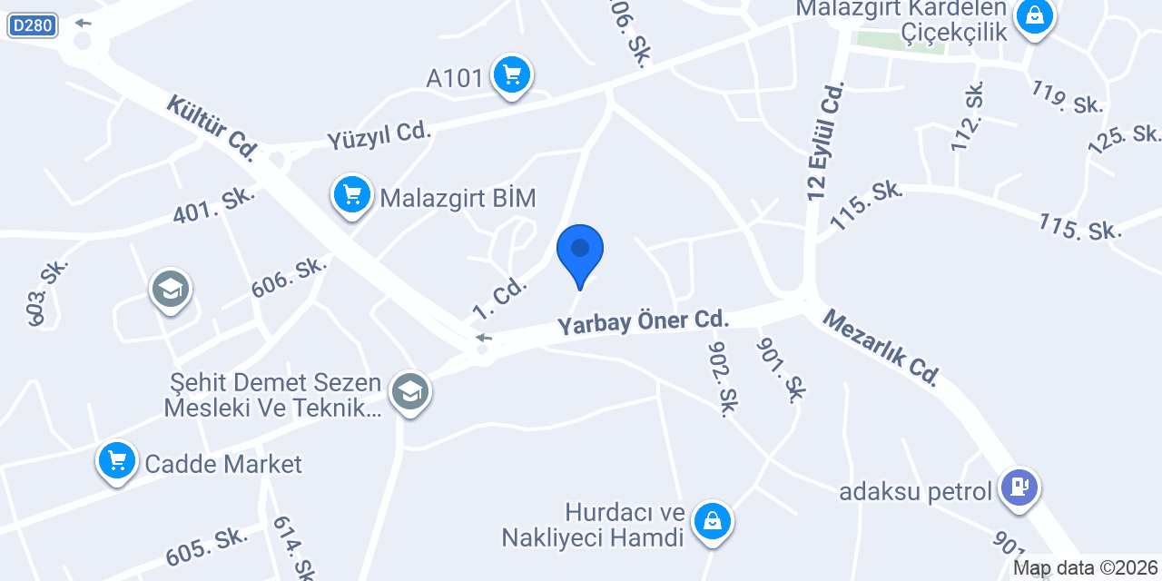 MC Yapı mimarlık & mühendislik konumu