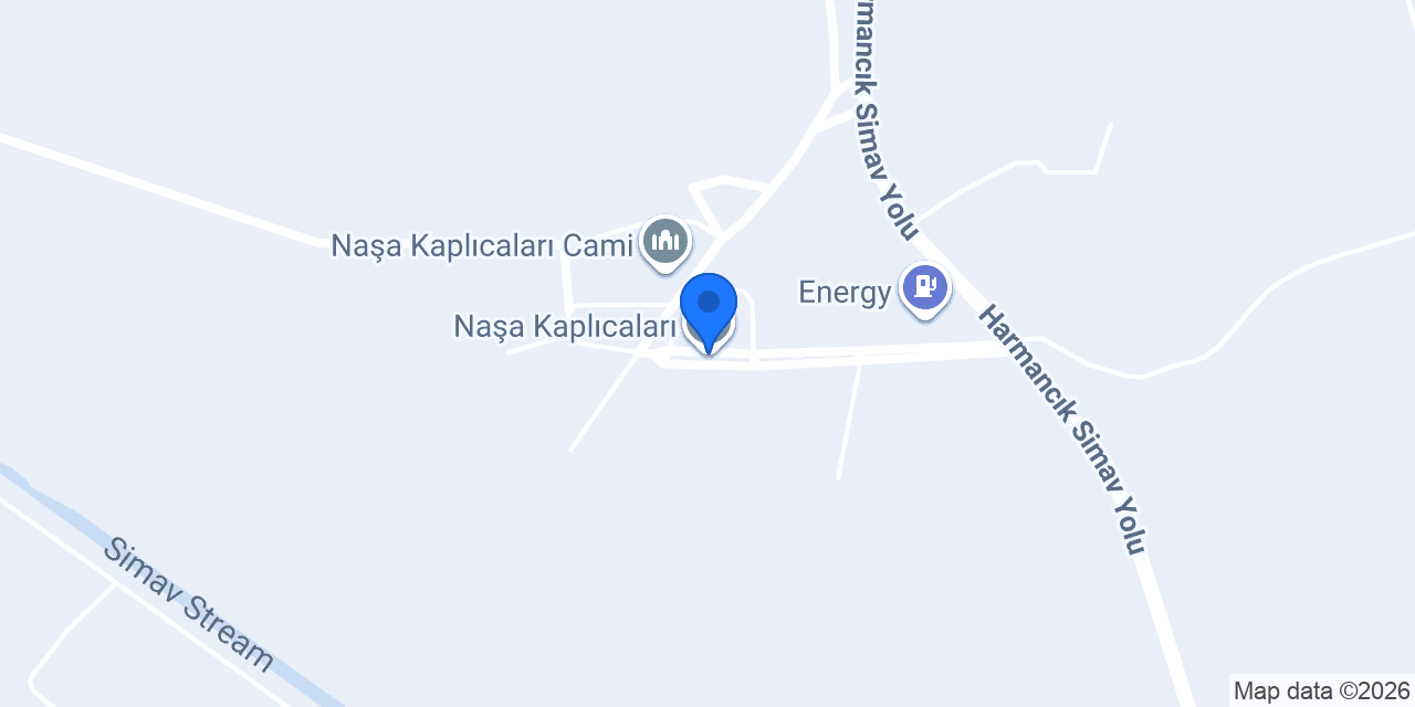 Naşa Kaplıcaları konumu