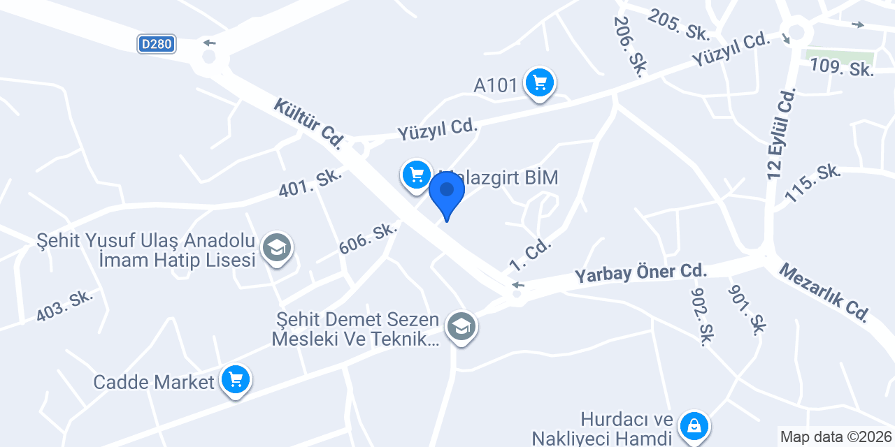 EVİN APART konumu