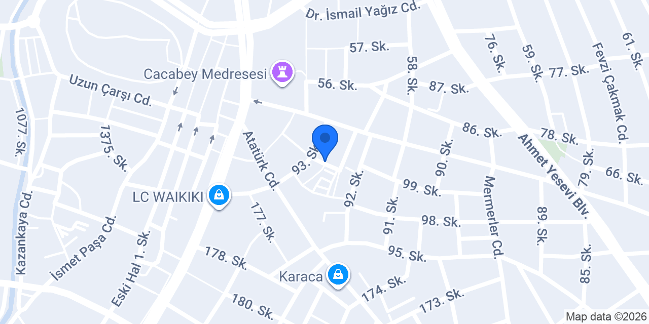 Çiğköftem Merkez konumu