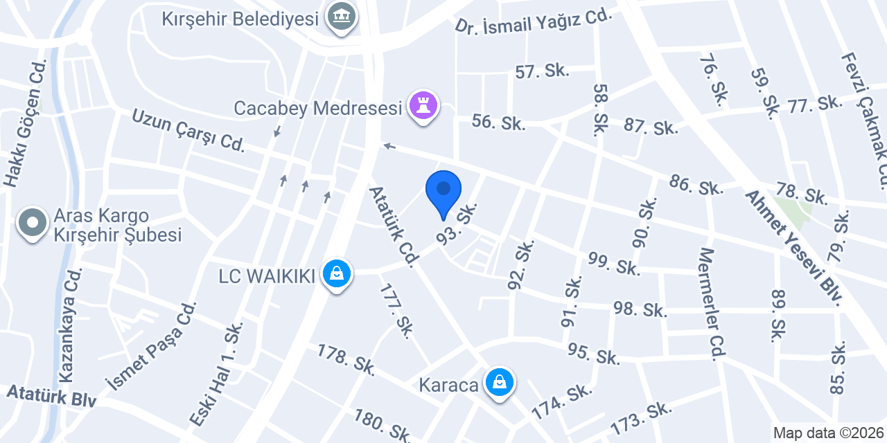 Hakan Erkek Kuaförü konumu
