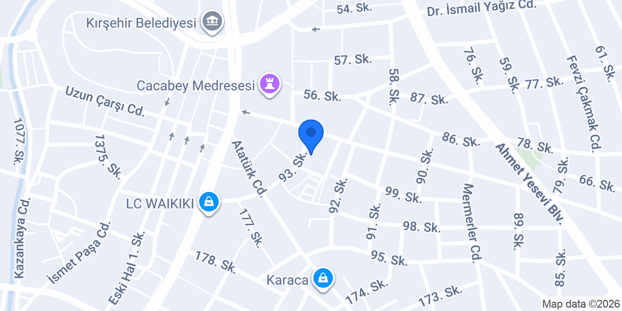 İnegöl Plus Mobilya Kırşehir konumu