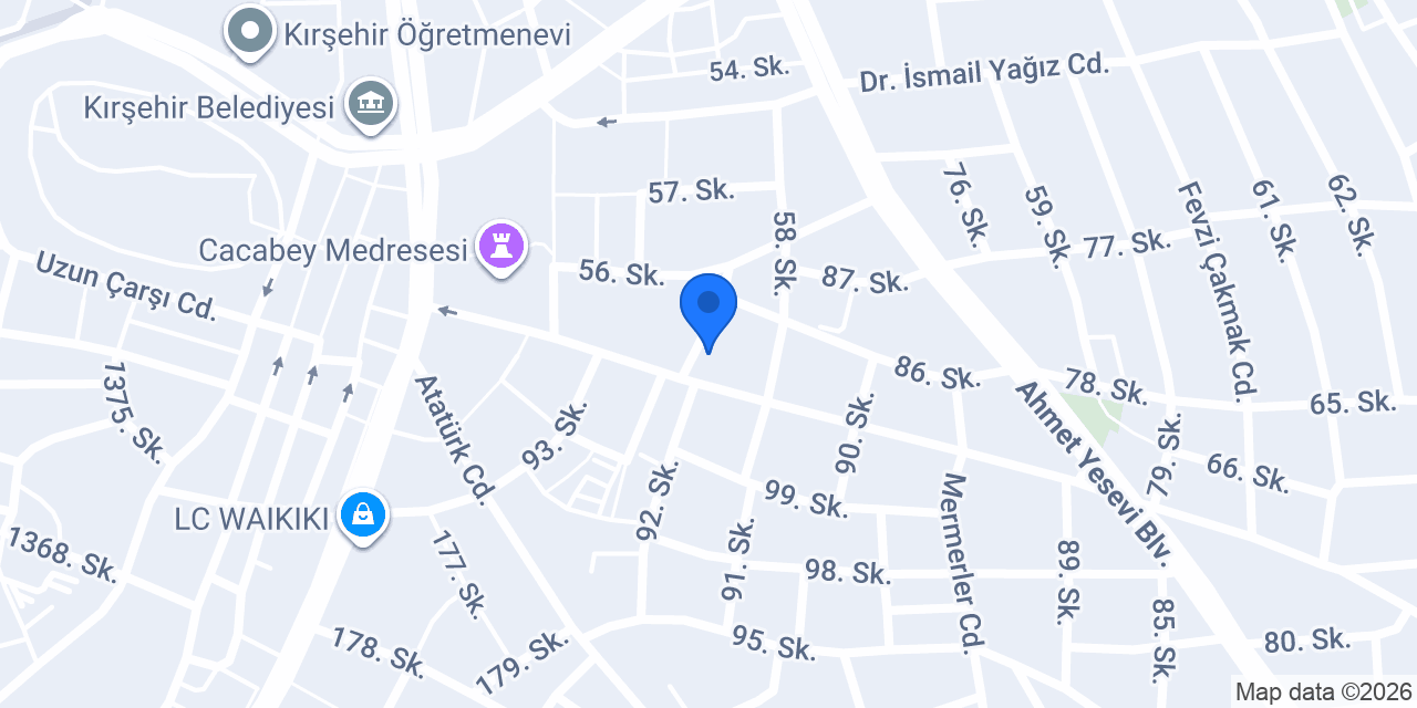 YATAŞ PUFFY KIRŞEHİR konumu