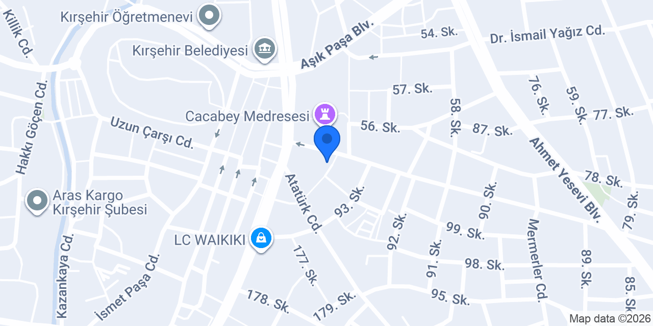 Aslans Mobilya konumu
