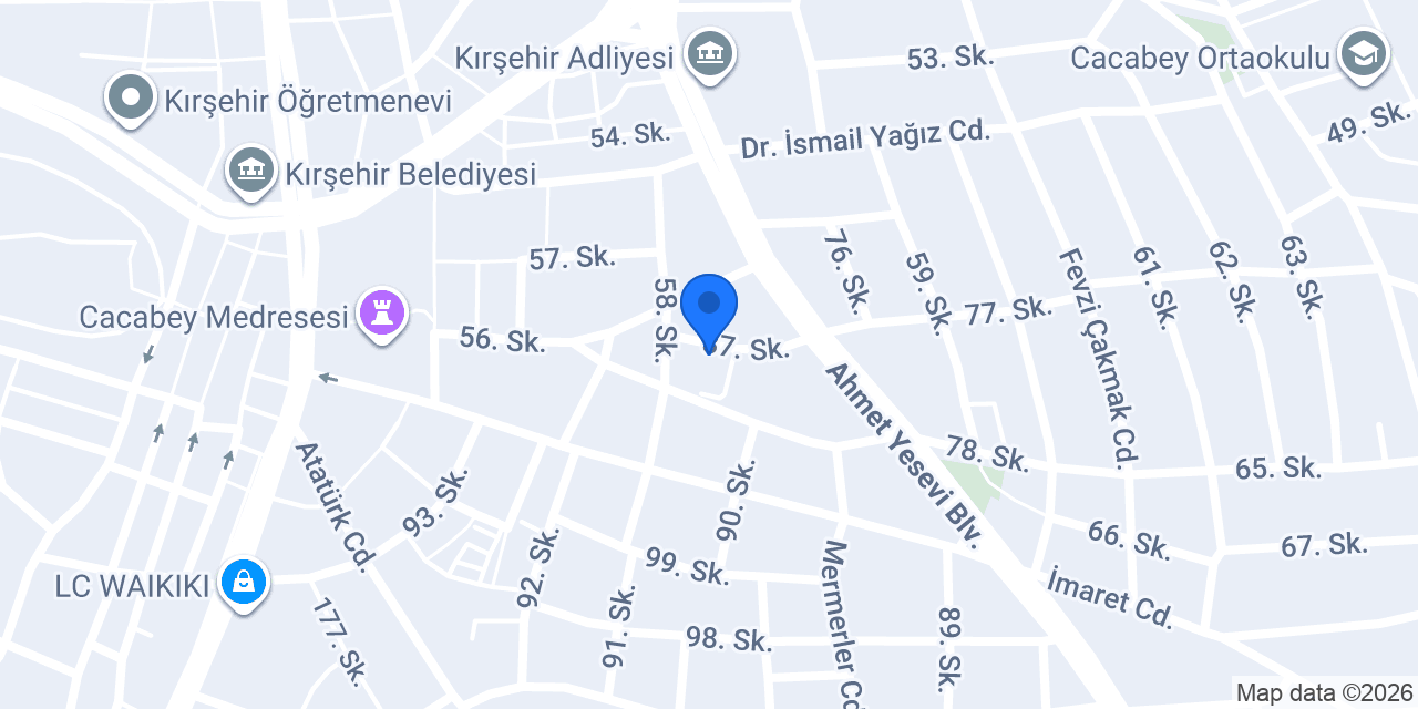 AKTAŞ TURİZM KIRŞEHİR konumu