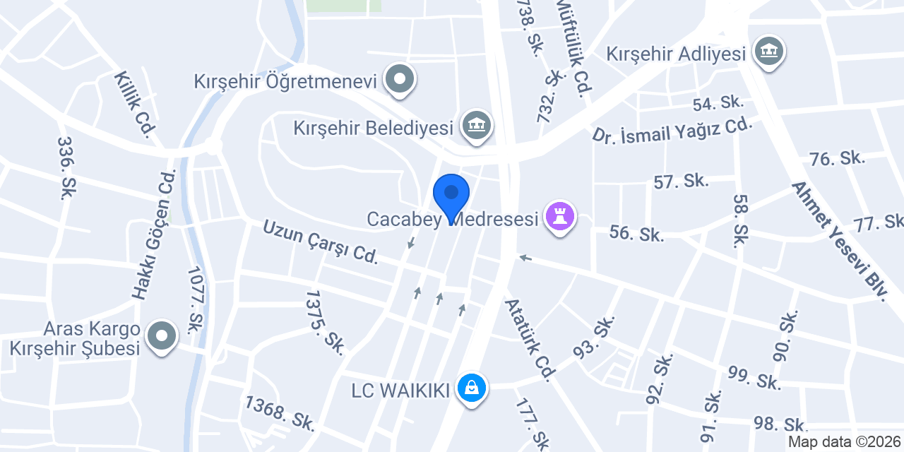 Bilezzik Kırşehir konumu