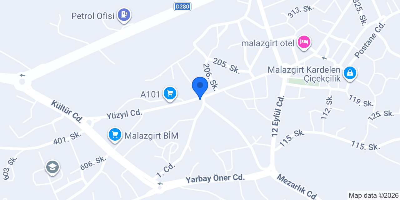 Yağmur Ticaret konumu