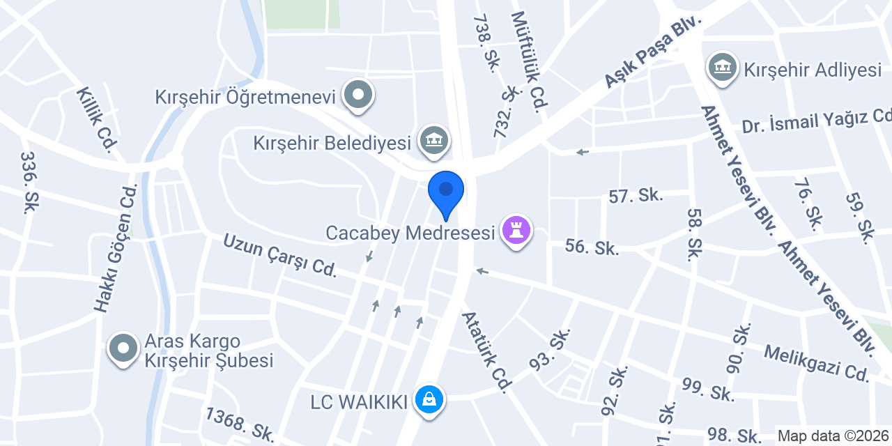 Ahi Eczanesi konumu