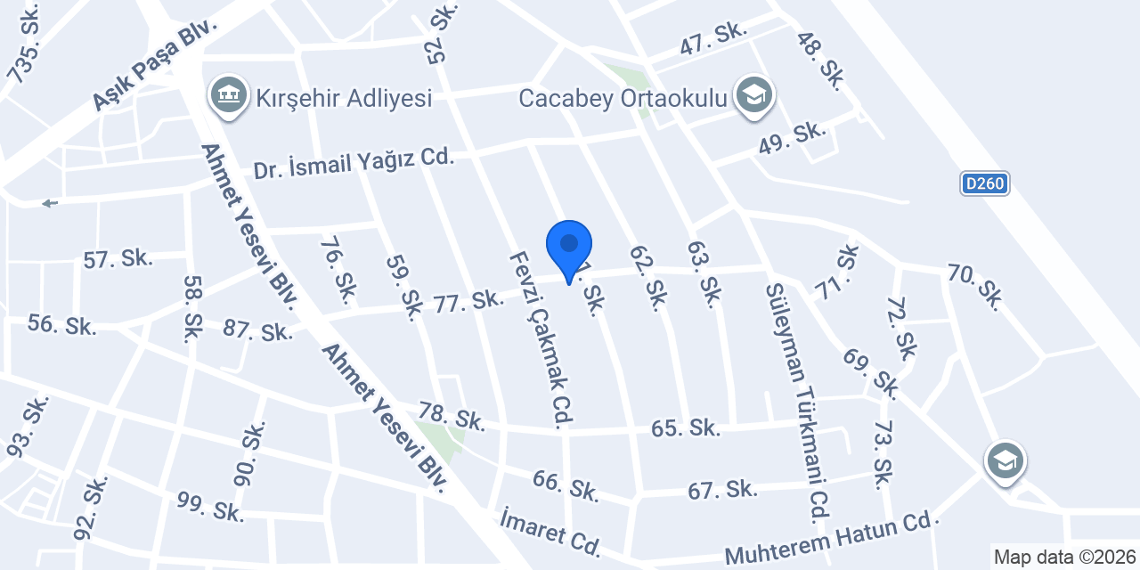 E.c.a. Yetkili Servis konumu