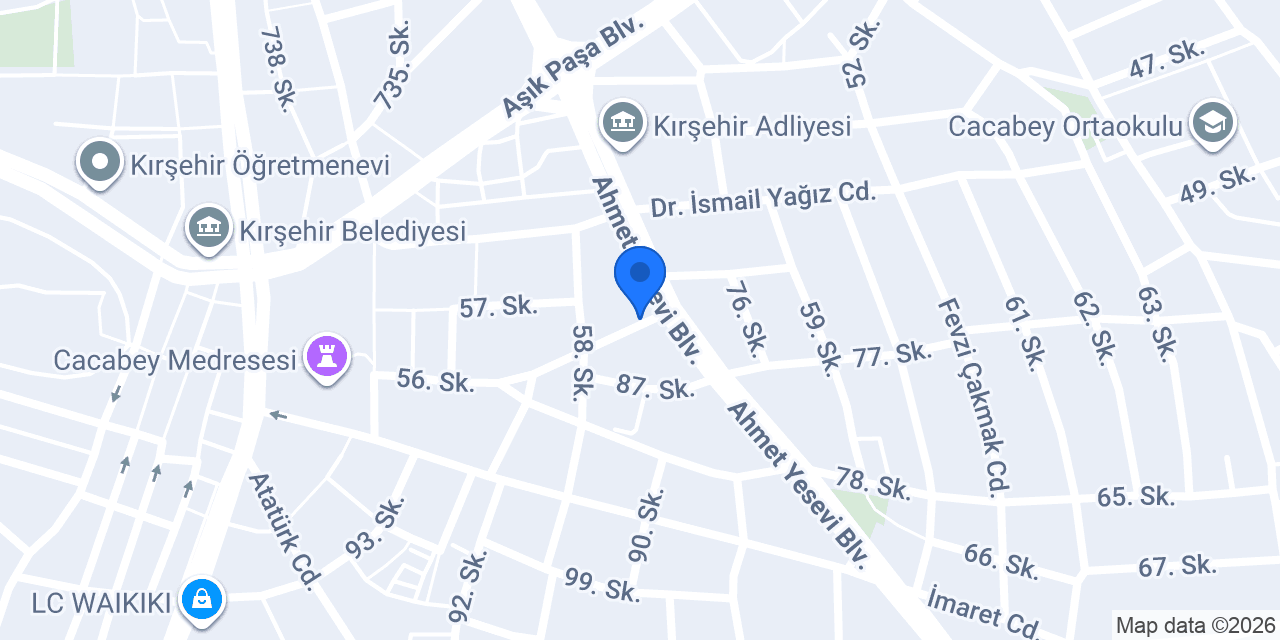 Kemal Şimşek Mimarlık konumu