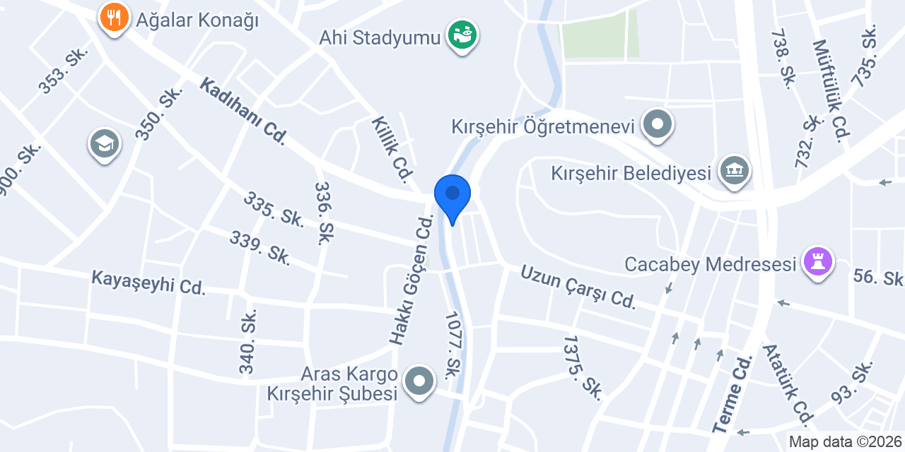 Irmak Taksi konumu