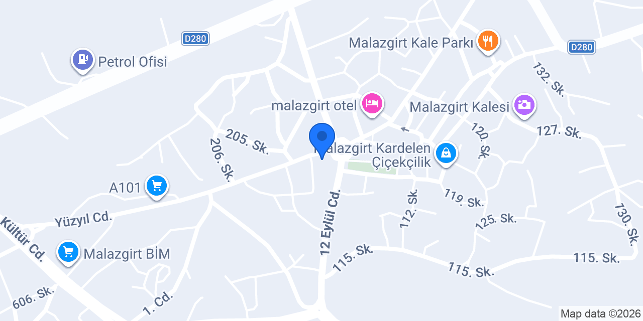 Buket Çiçekçilik konumu