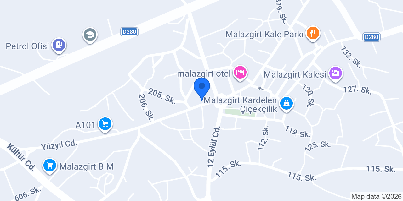 Malazgirt WEST Sigorta konumu