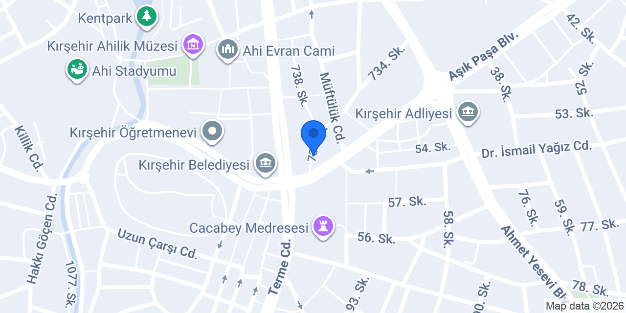kırşehir karnaval çiçekçilik konumu
