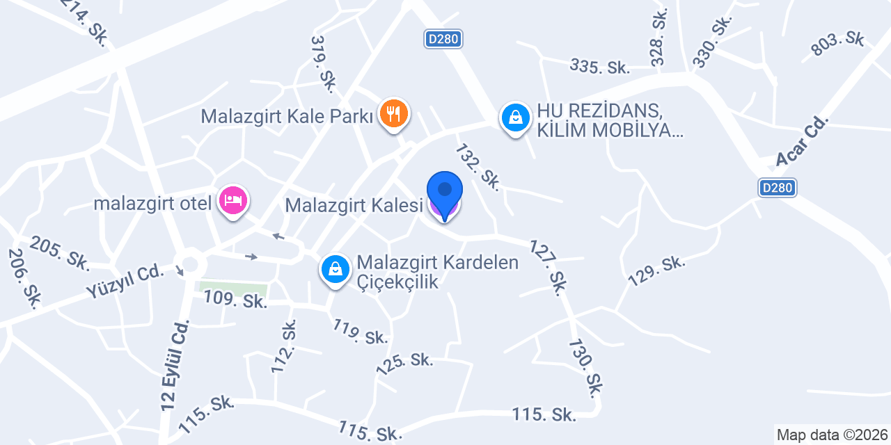 Vedat Usta Cafe & Restaurant kale parkı konumu