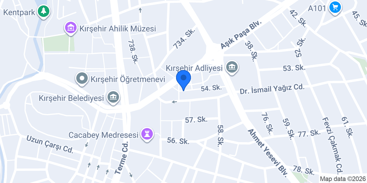 Sevgi Sahaf Kırşehir konumu