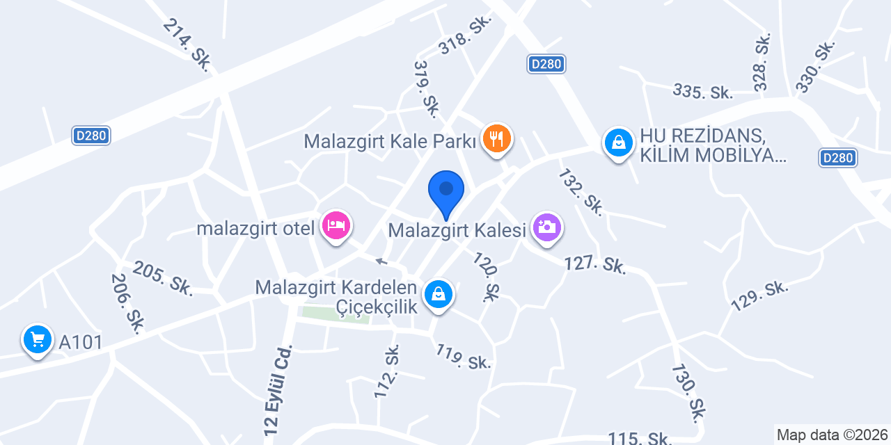 BAŞHAN YEMCİ BEY MALAZGİRT konumu