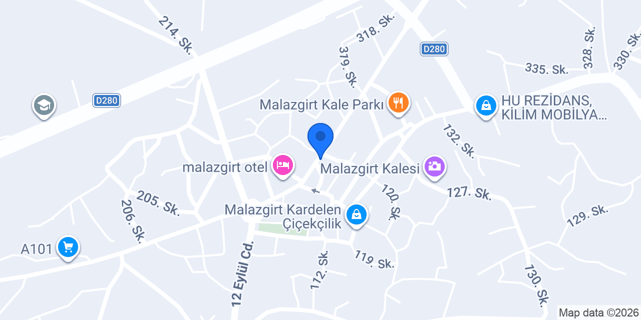 Malazgirt bafra pide lahmacun konumu