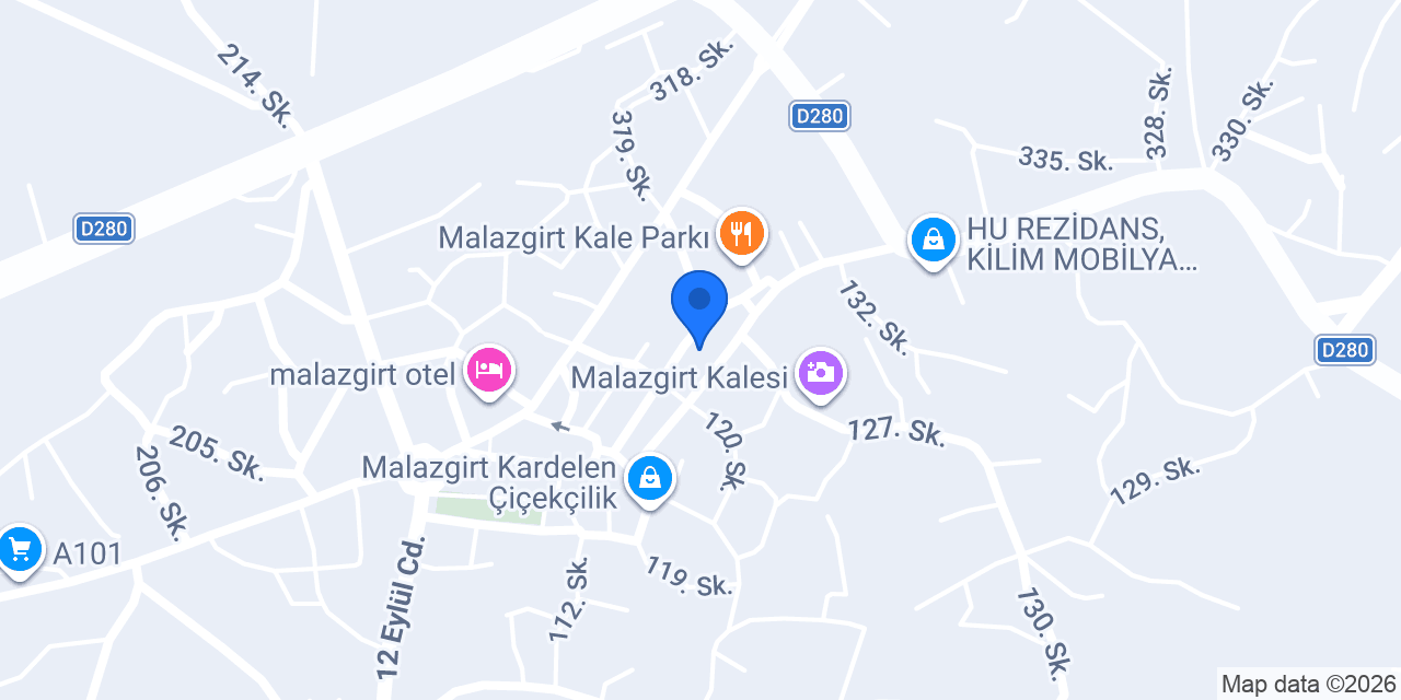 Halkbank Malazgirt Şubesi konumu
