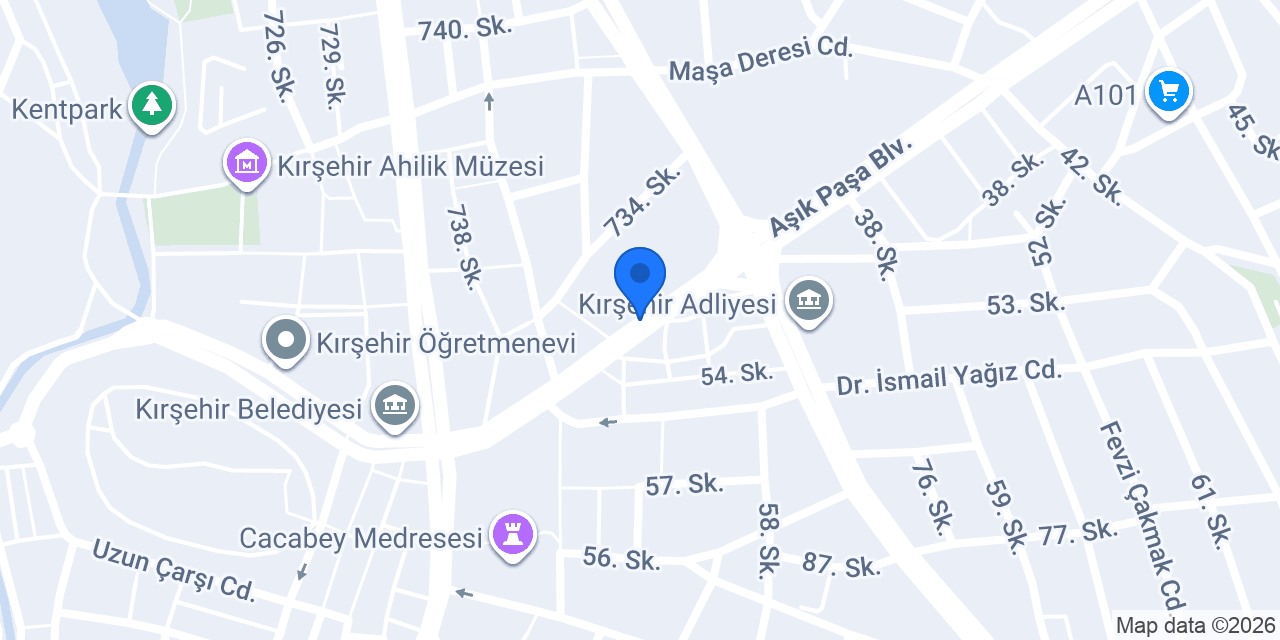 Etioks Kırşehir konumu