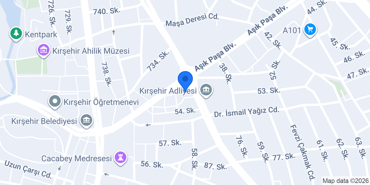 Halkbank Ahi Evran Şubesi konumu