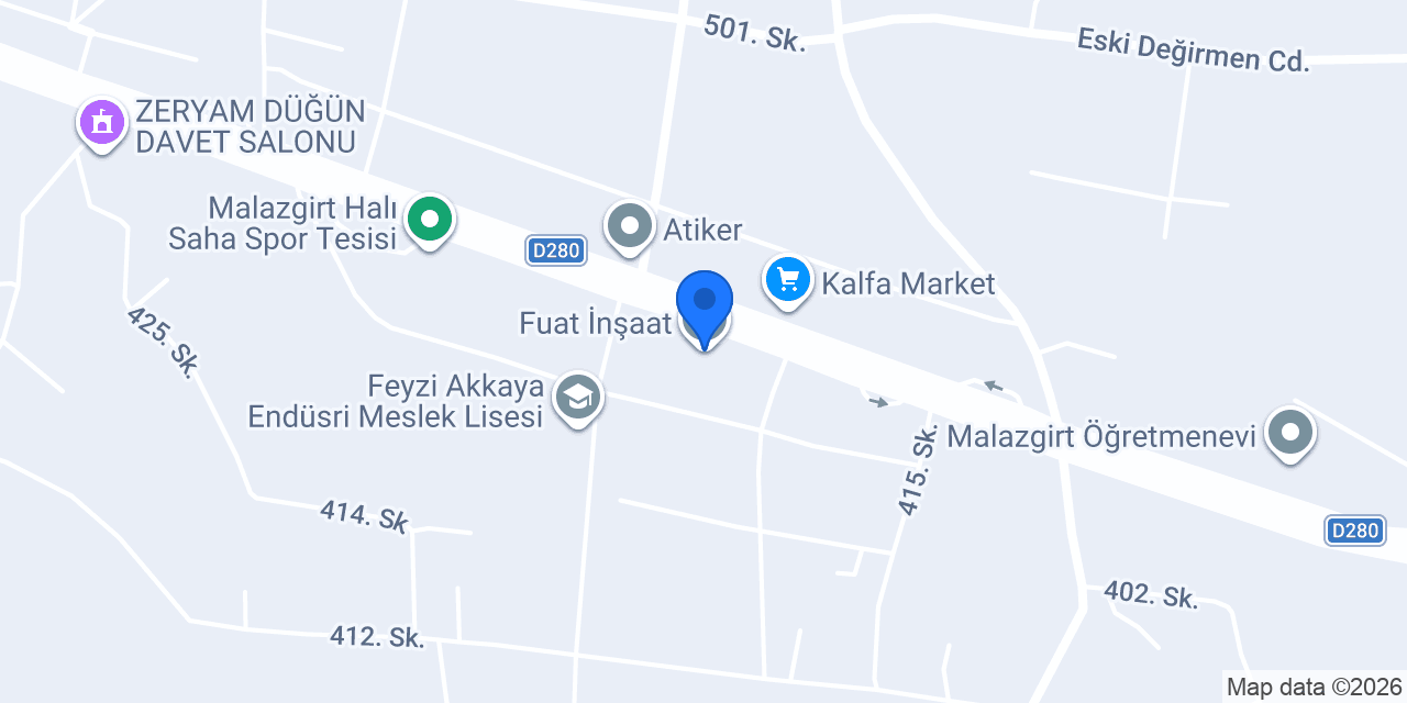Fuat İnşaat konumu