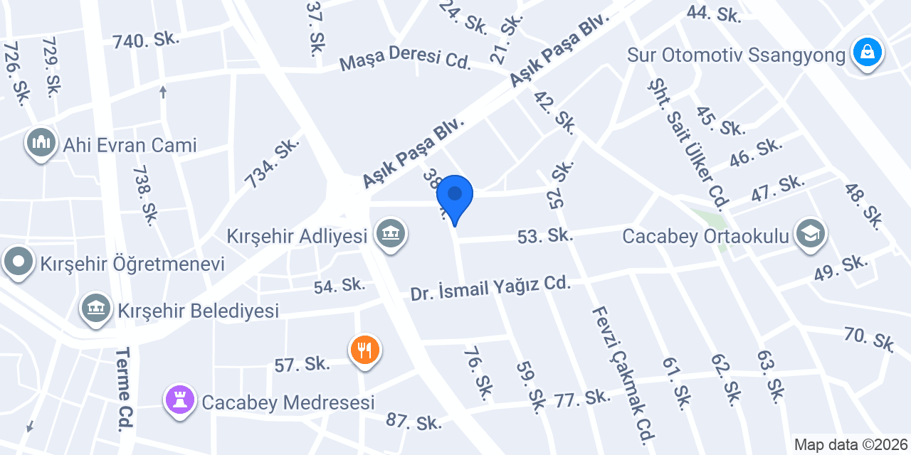 İhlas Yetkili Servis konumu