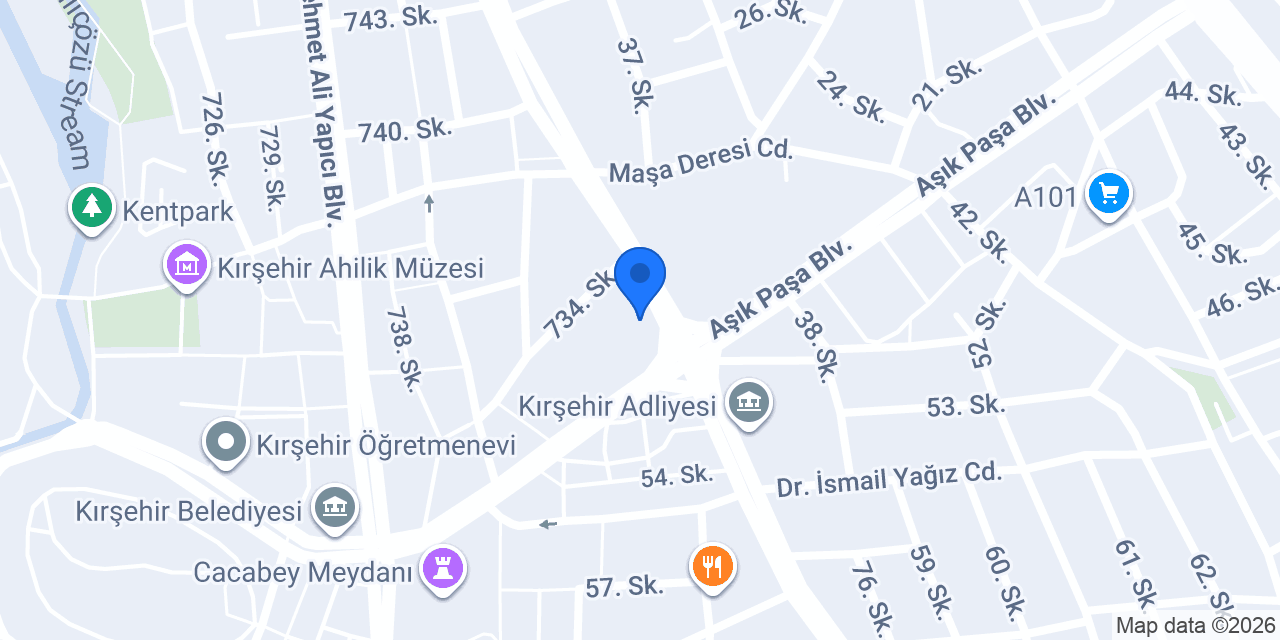SüperNoktam Kırşehir konumu