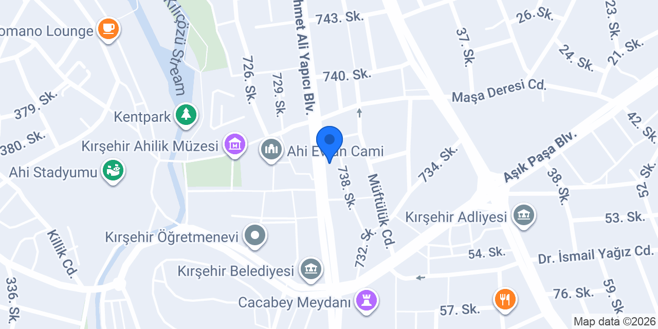 Mevlana Pide Salonu konumu