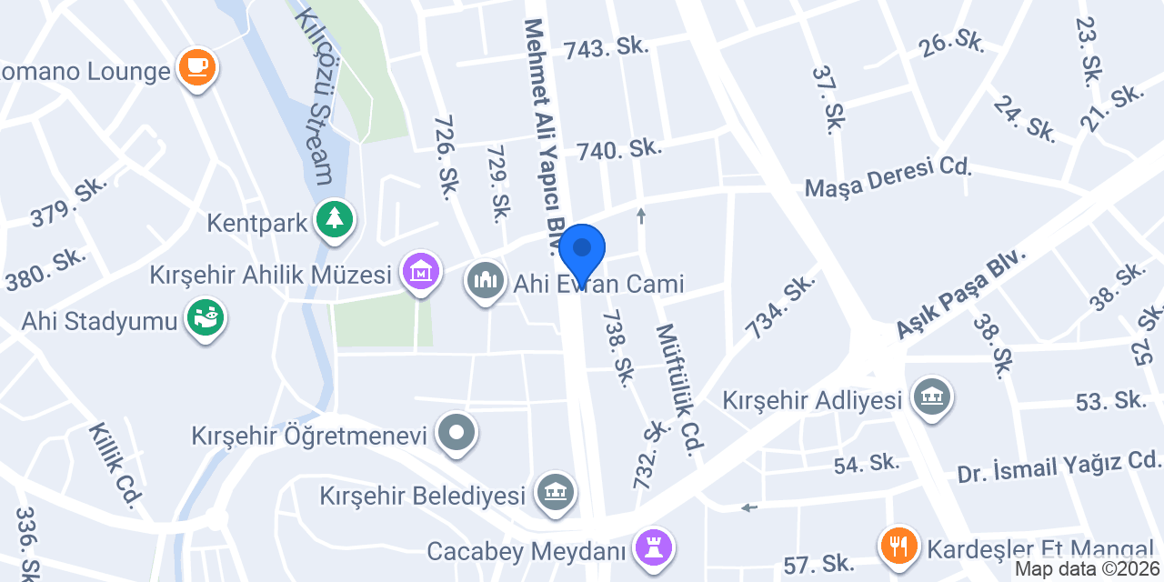 Kırşehir Sigorta konumu