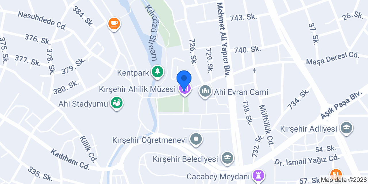 KIRŞEHİR SAHAF konumu