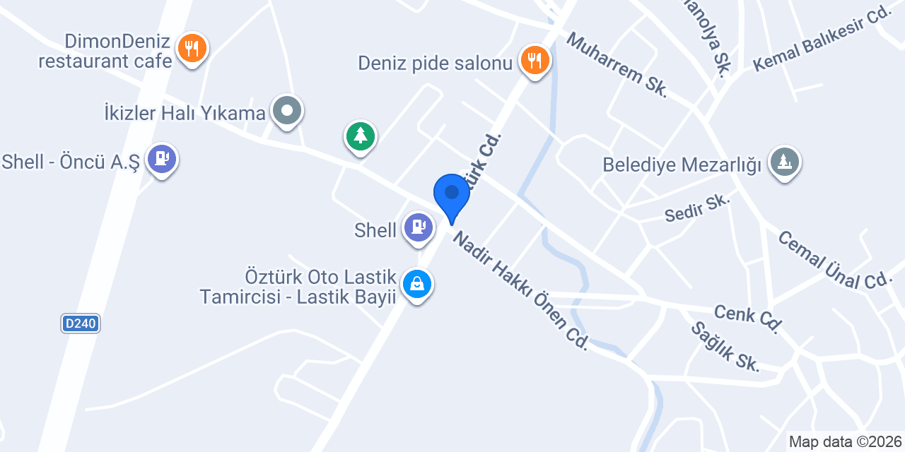 Çakır aparatif konumu