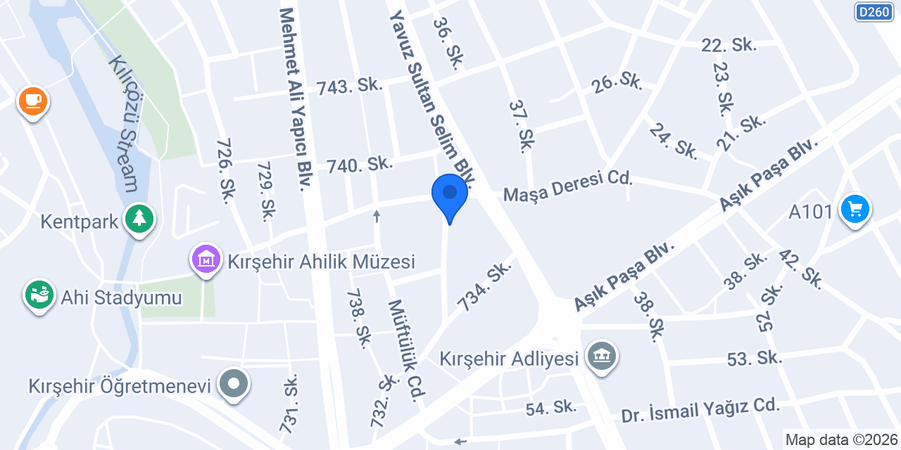 Bozkır Kitabevi konumu