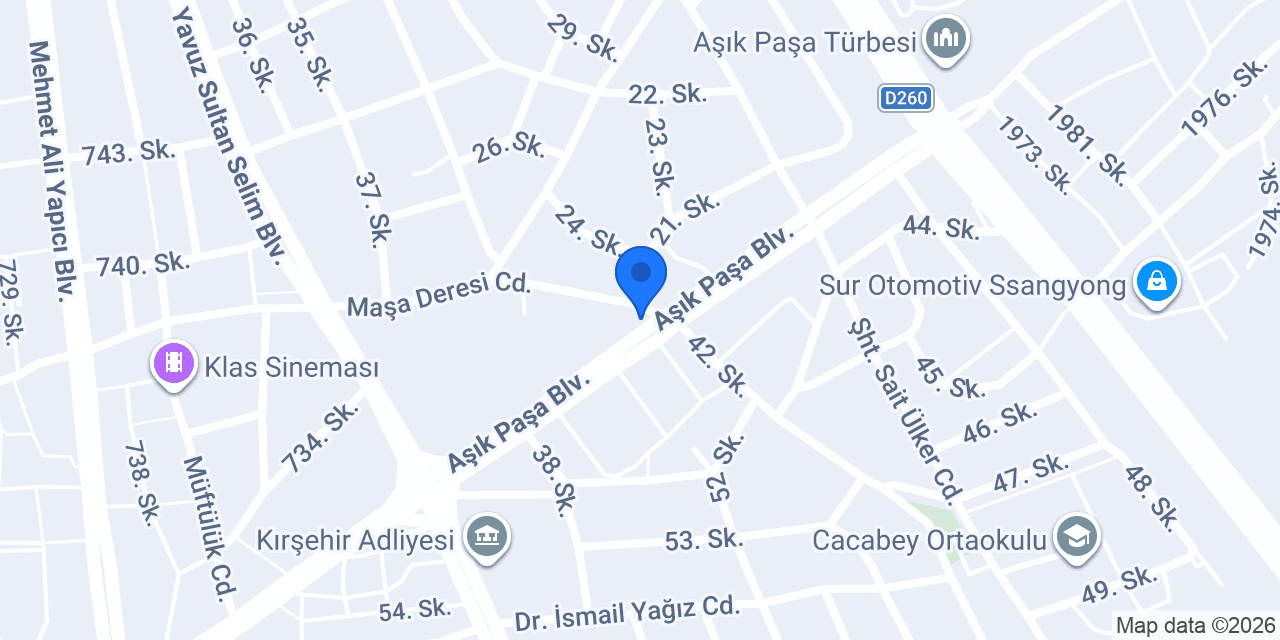 Istanbul Kuaför konumu