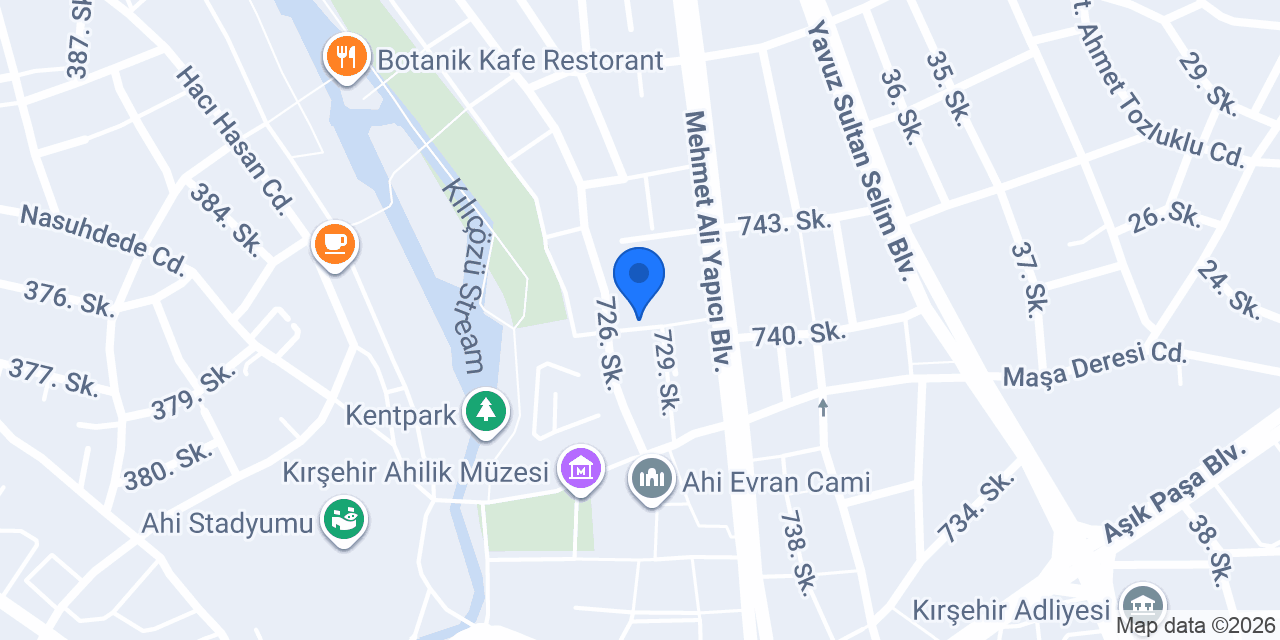 RFK SİGORTA KILIÇ KIRŞEHİR ŞUBESİ konumu