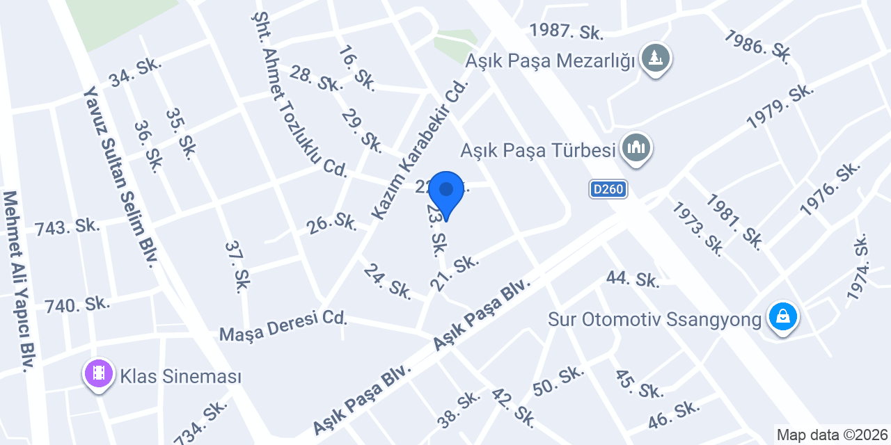KIRAÇTIOĞLU OTO GARAJ konumu
