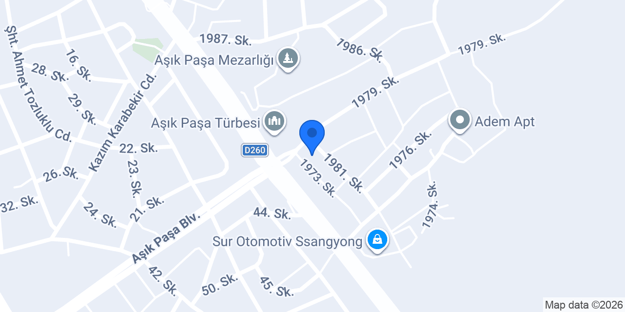 Türbe Taksi konumu