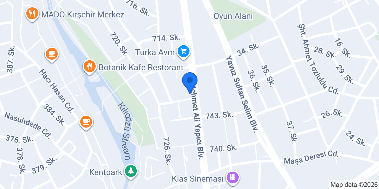 Ömer Chef Profiterol Kırşehir konumu