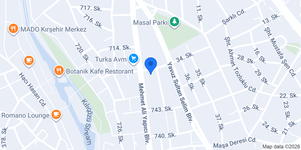 Yaman Veteriner Kliniği konumu