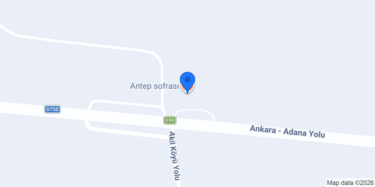 Antep sofrası konumu