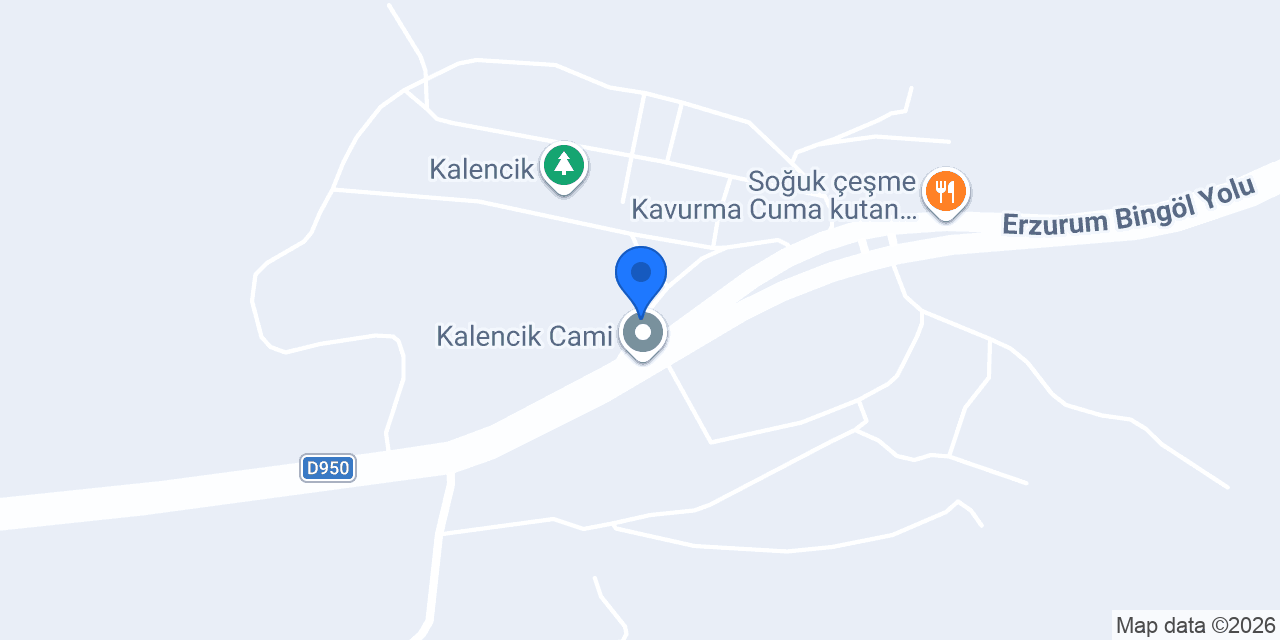 Kalencik Köyü Muhtarlığı konumu