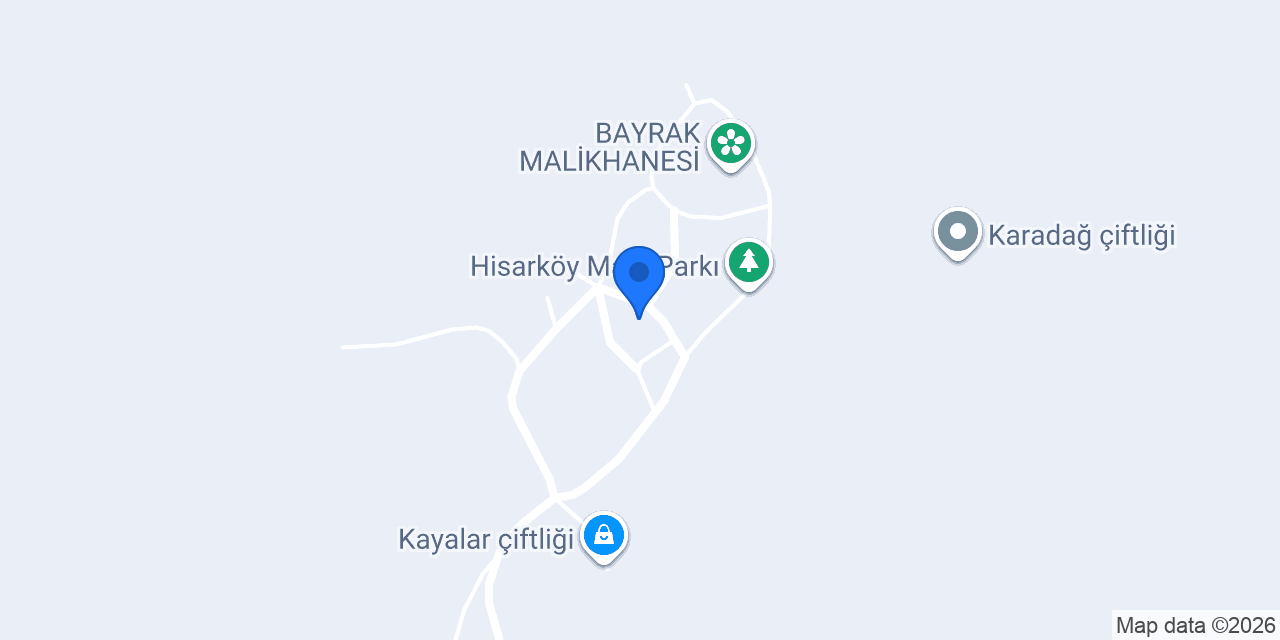 Hisarköy Köyü Muhtarlığı konumu