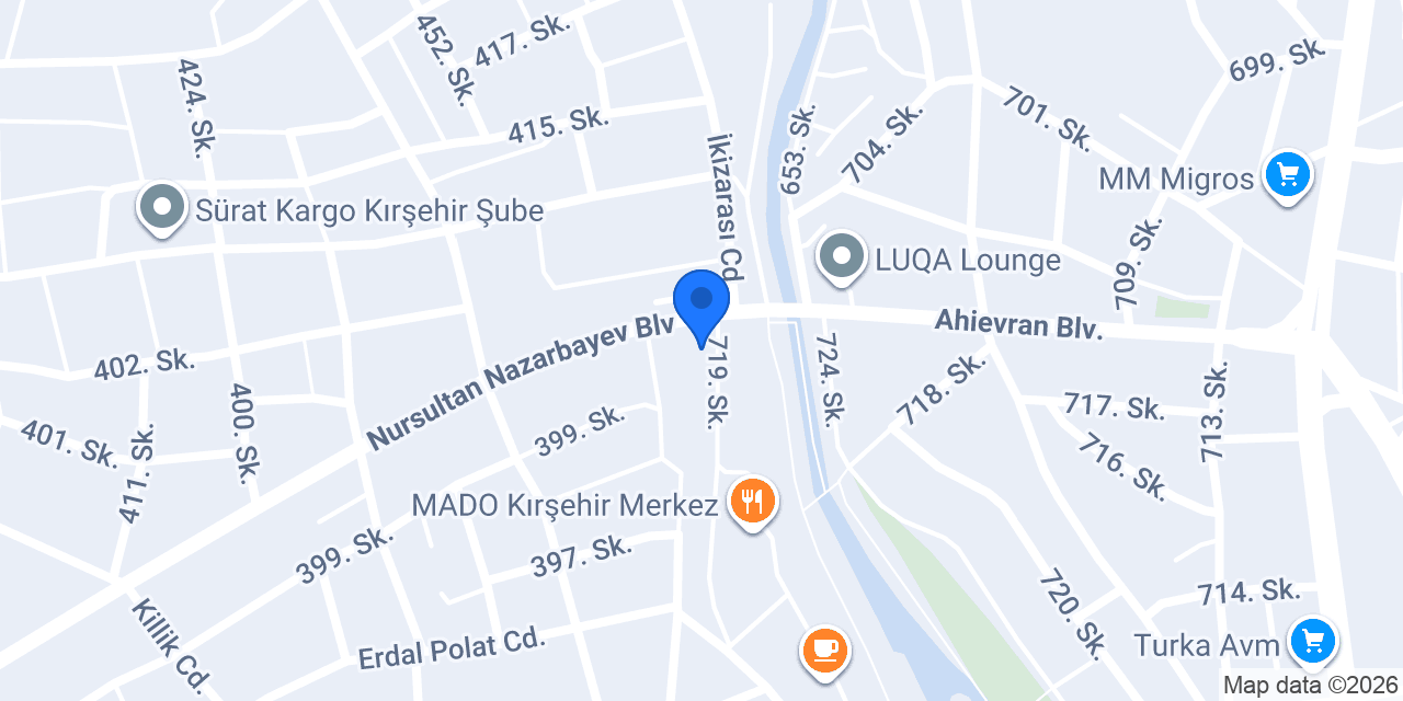 American LIFE Kırşehir konumu