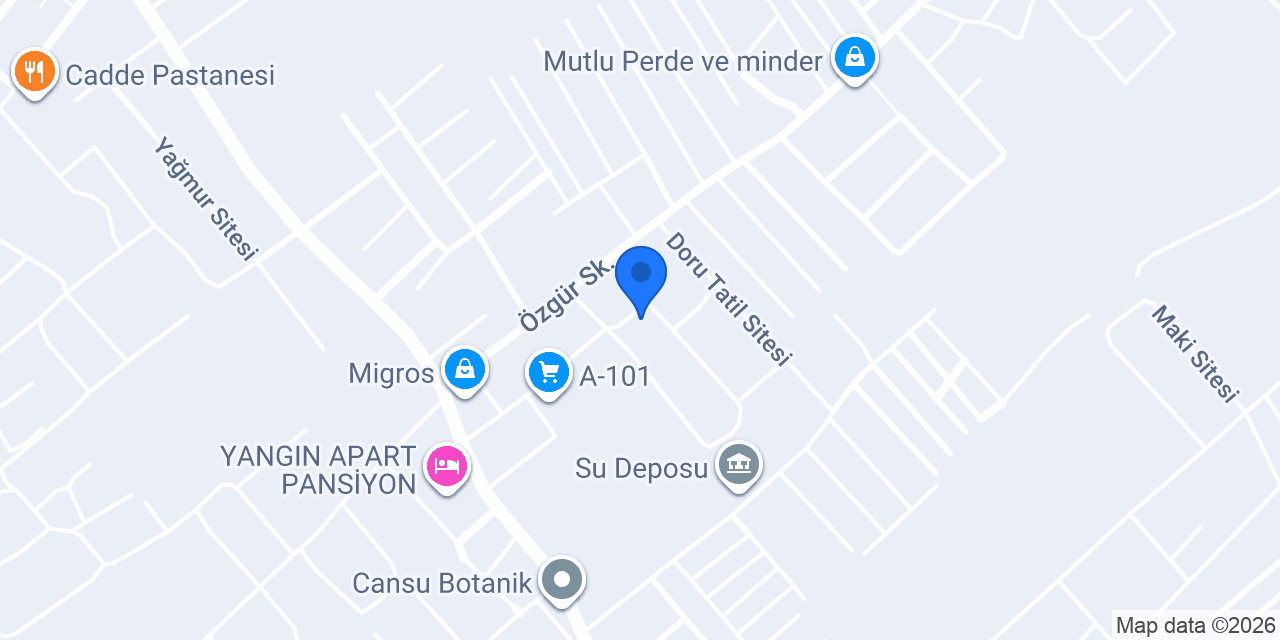 Artemis Taş Evleri Sitesi konumu