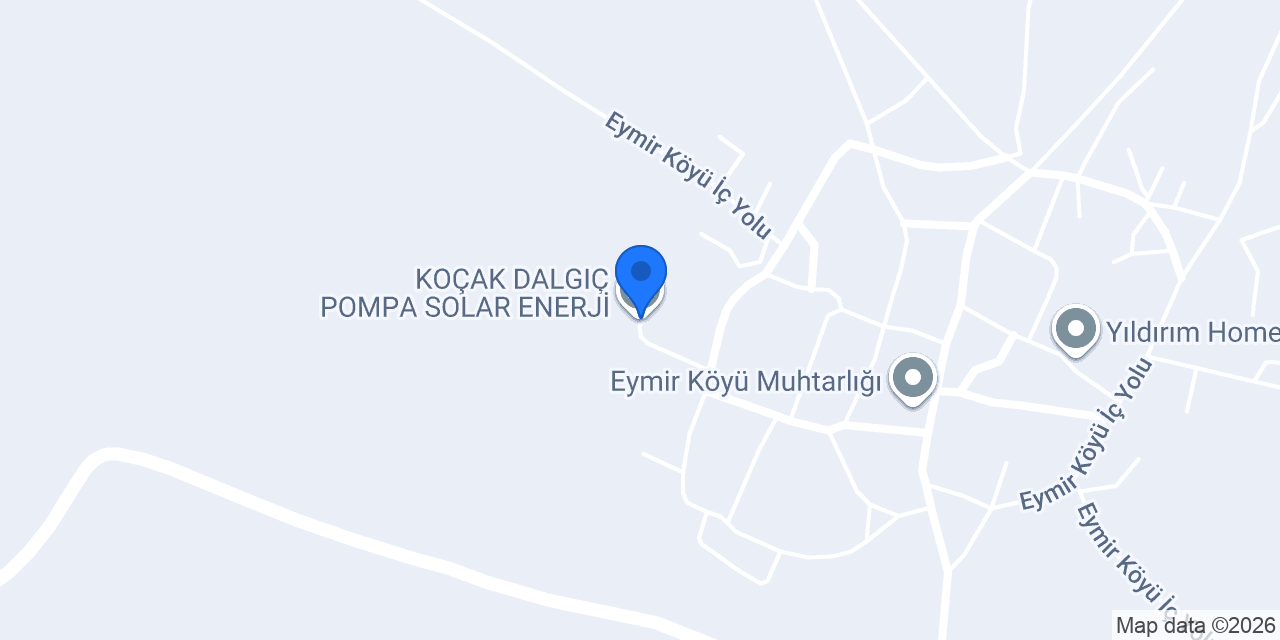 KOÇAK DALGIÇ POMPA SOLAR ENERJİ konumu