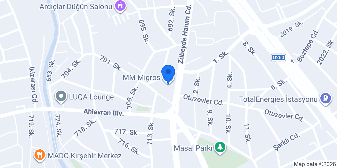 MM Migros konumu