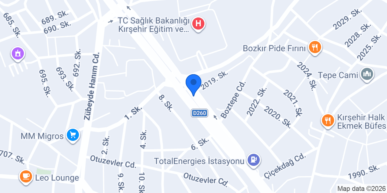 Ege optik konumu