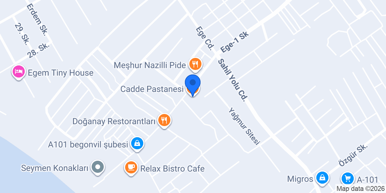 Cadde Pastanesi konumu